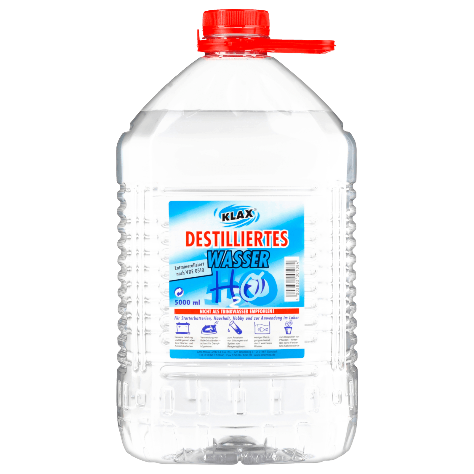 Destilliertes Wasser 5 l Kanister ALGOREX
